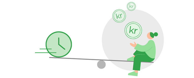 Tid och pengar. Snabba lån – när tiden är avgörande.