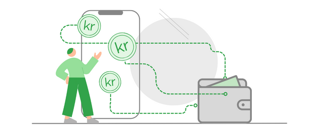 Mobil betalningsmetod - digital plånbok